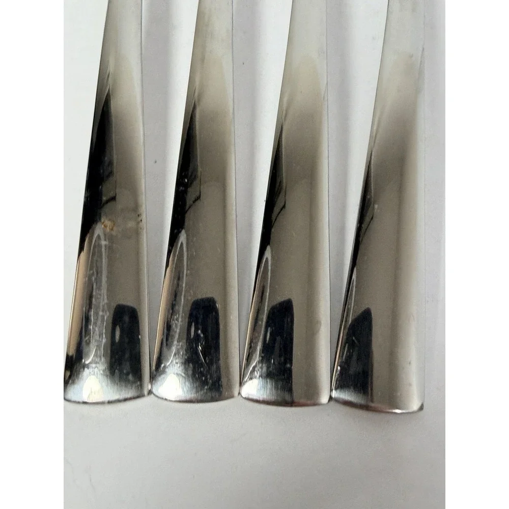 Reed Barton PERSPECTIVE 4 Dinner Forks Glossy 18/10 Stainless Steel Flatware #3